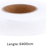 Strijkband - Waterproof - 6,4 meter - 2 cm breed - Gordijnband - Plooiband - Zoomband
