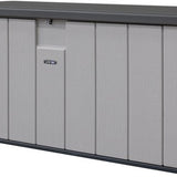 Lifetime® Kunststof Kussenbox 570 ltr - Tuinkist 72x151x69cm - Grijs
