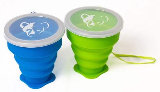 Opvouwbare beker - Reisbeker - Siliconen - 288ML