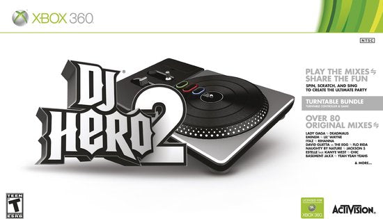 Activision Dj Hero 2: Bundle, Xbox 360