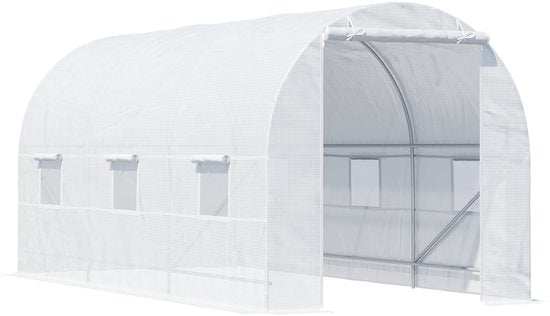 4goodz Tunnelkas - Foliekas Kweekkas 450x200x200 cm - Wit