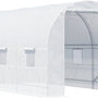 4goodz Tunnelkas - Foliekas Kweekkas 450x200x200 cm - Wit