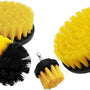 Borstelset voor Boormachine - 4 Delig - 50mm - 89mm - 100mm - 120mm - Schrobborstel Opzetstuk - Boorborstels - Reinigingsborstels voor Buiten en Binnen