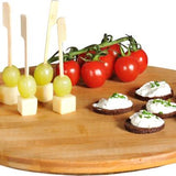 4goodz Draaibaar Serveerplateau van Bamboe - 35 cm doorsnede