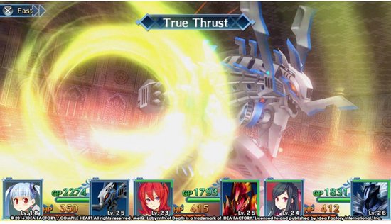 SEGA MeiQ: Labyrinth of Death Standaard Engels PlayStation Vita