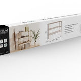 Fixwood Schoenenrek 3 Lagen – Beige - Houten Schoenenkast – Compact & Ruimtebesparend Schoenenrek voor 9+ Paar – Modern Design – 51 x 23 x 57 cm