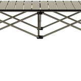 Opvouwbare Campingtafel met Oprolbaar Tafelblad van Aluminium - 95 x 55 cm - Khaki