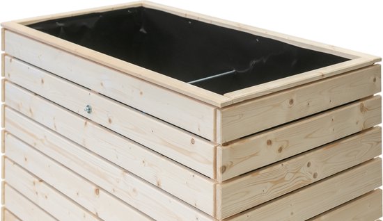Westmann Houten Verhoogde Plantenbak Moestuin Asket L - 130x70x90cm