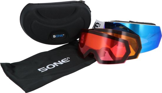 5one® Skibril Alpine 6 Skibril met Lenzen