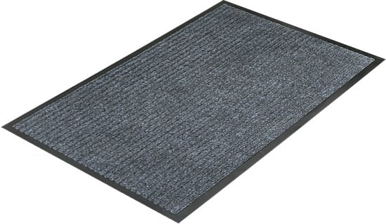 AKSA Home® Deurmat binnen - Droogloopmat voor binnen - 60 x 90 cm - Grijs
