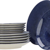 6 persoons 12-delig servies Casa Azul Blauw Geglazuurd Keramiek