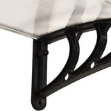 4goodz Deurluifel 120x75cm van transparant polycarbonaat