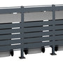Westmann Containerombouw voor 3 containers - WMJGBF03-4S-120-3 - Kliko ombouw