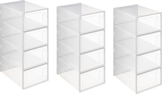Stuk Sneakerbox - Kunststof Schoenendoos Transparant - Display Sneakers