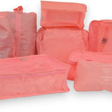Packing Cubes - Roze - 9-delige set - Packing Cubes Compression - Optimale Koffer Indeling