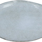 Aardewerk Serviesset Flower Beige 6 persoons 12-delig - Grijs