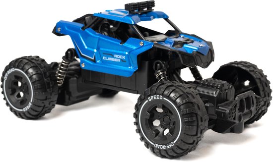 DMG Supply RC Auto - Bestuurbare Auto - Raceauto - Blauw - Binnen en Buiten - 15 km-u - Vanaf 7 Jaar