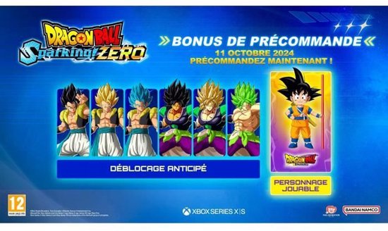 Dragon Ball Sparking! Zero - Xbox Series X Spel