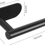 Toiletrolhouder - Zelfklevend - WC rolhouder - RVS