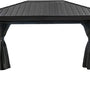 Sojag Aluminium paviljoen Marsala 1216 - Hardtop Gazebo met klamboe 363x483x293 cm - Antraciet