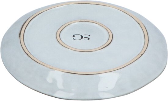Aardewerk Servies Flower Beige 6 persoons 18-delig - Beige