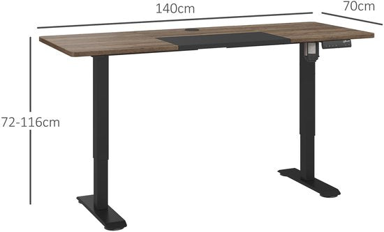 4Goodz Elektrisch bureau computertafel - Hoogte verstelbaar