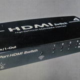 HQ 4 Poort HDMI Switchbox met afstandsbediening