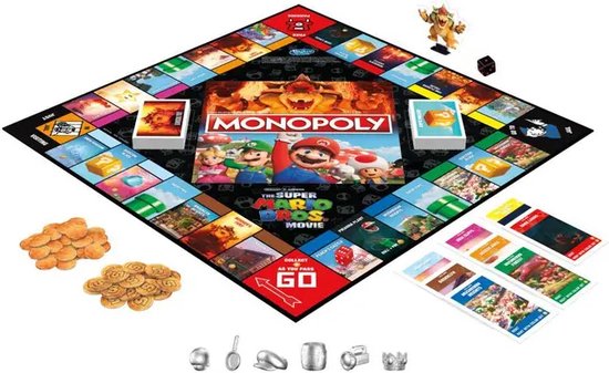 Monopoly The Super Mario Bros. Movie, Bordspel, Economische simulatie, 8 jaar, Familiespel