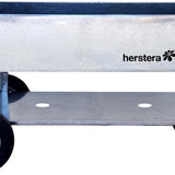Herstera Garden® Metalen Plantenbak Verrijdbaar- 120x60x84cm - Zilverkleurig