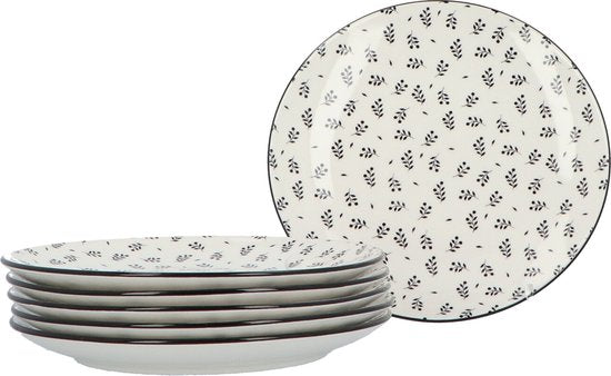 Porseleinen Servies-set Iris 18-delig - 6 persoons