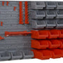 4goodz Gereedschapswand 44-dlg met Wandhouder - Rood/Grijs