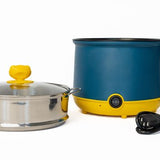 DMG Supply Noodle Pan - Blauw - Elektrische Kookpan - Hotpot - Noodle Kom - 1,8 L - Multicooker