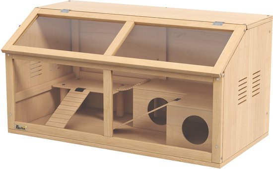 4goodz Hamsterkooi van Hout met Hangbrug