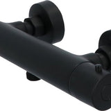 Luzzo® Douche Thermostaatkraan Rond 15cm - Douchekraan Zwart