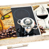 Kookplaat Afdekplaten Glas Italy Design - Voor Inductie & Keramisch – 2‑st.