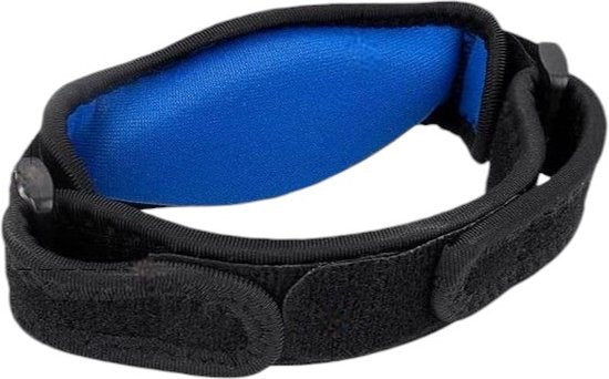 Elleboog Brace - Zwart - Brace met Gelvulling - Tennisarm Bandage - One Size - Padel Bandage