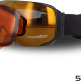 5one® Alpine 9 - Skibril met 2 Verwisselbare Lenzen - en Oranje