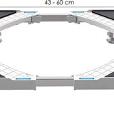 Wasmachine verhoger - Verstelbaar - Universeel - Transportroller - Wasmachine Ombouw - Wasmachinehouder - Wasmachine verhoger