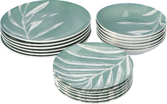 4goodz Porseleinen Servies 6 persoons