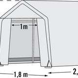ShelterLogic® SL70652 Tuinkas - Broeikas Moestuinkas - 240x180x200 cm