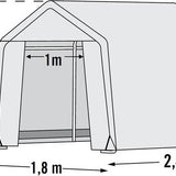 ShelterLogic® SL70652 Tuinkas - Broeikas Moestuinkas - 240x180x200 cm