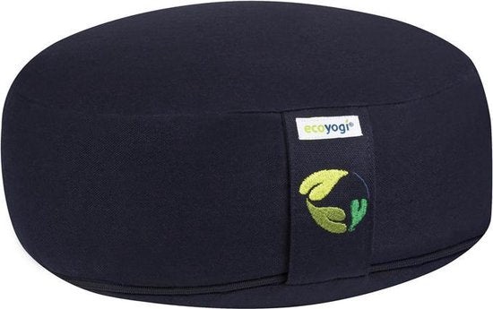 Ecoyogi meditatiekussen rond - laag (10-12cm)