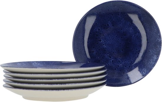 6 persoons 12-delig servies Casa Azul Blauw Geglazuurd Keramiek