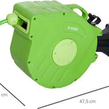 4goodz Wandslangenbox 180 graden Draaibare Slanghaspel 15 mtr - Automatische oprol