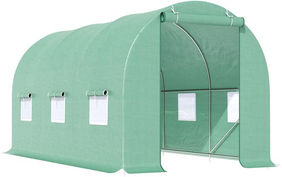 4goodz Tunnelserre Foliekas met Gaasplastic 445xx190 cm