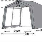 ShelterLogic® Opslagtent-Gereedschapsschuur 297x305x249 cm - SL70333