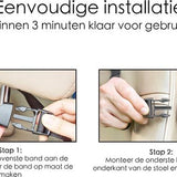 Flokoo Autostoel Organizer Voor Kinderen - Opbergsysteem Auto - Zwart
