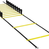Voetbal Trainingsset - Complete set - Trainingsmateriaal - Speedladder, Parachute, Trainingshoedjes en Pionnen - Voetbal training set - Springtouw