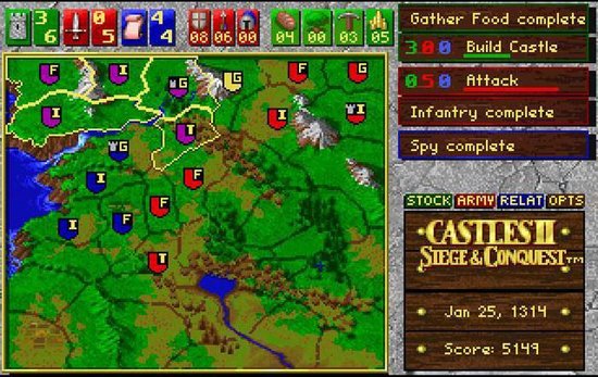 Castles 2: Siege & Conquest (1992) -Big Box -PC