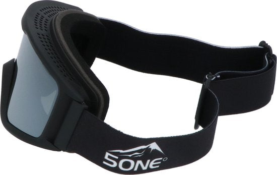 5one® Alpine 4 Silver Skibril met anti-condens en bewaarcase - UV 400